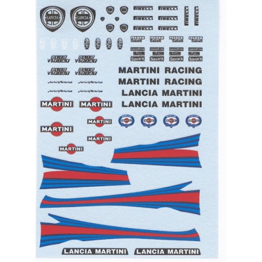Decal Lancia 037 Abarth Martini Racing - scala 1:43